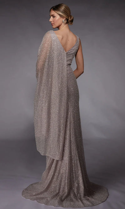 Alyce Paris 27772 - Elegant Scoop Neck Beaded Tulle Gown Evening Dresses