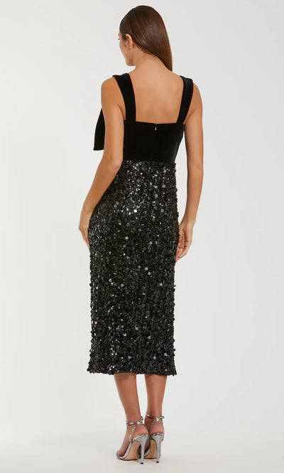 Mac Duggal 27777 - Sequin Skirt Sweetheart Midi Dress Cocktail Dresses