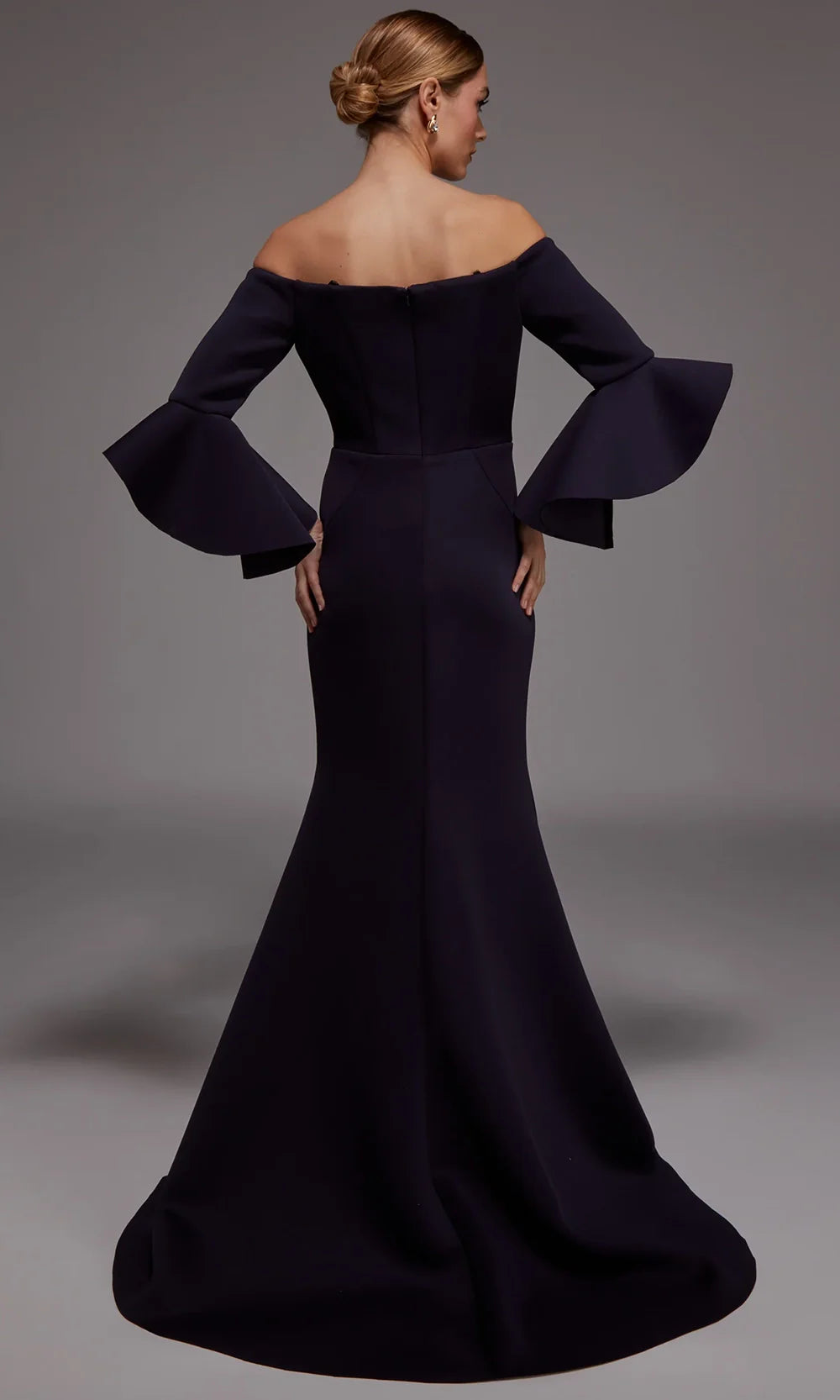 Alyce Paris 27777 - Elegant Fitted Evening Dress with Dramatic Sleeves Mother of the Bride Dresses