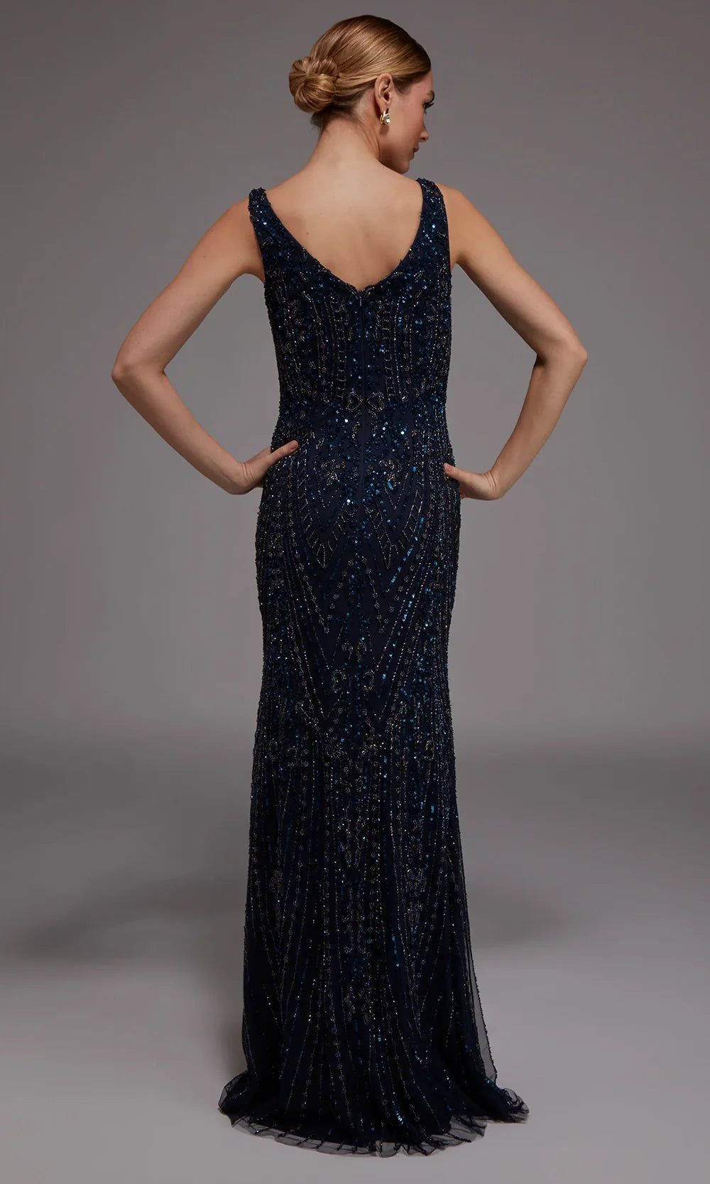 Alyce Paris 27786 - Glam Beaded Floor Length Evening Dress Prom Dresses