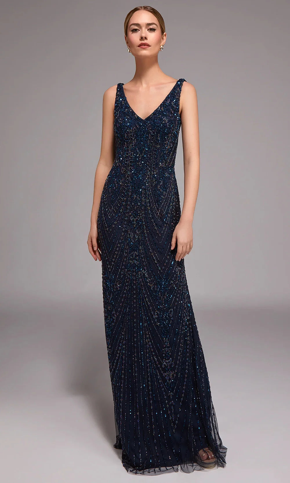Alyce Paris 27786 - Glam Beaded Floor Length Evening Dress Prom Dresses
