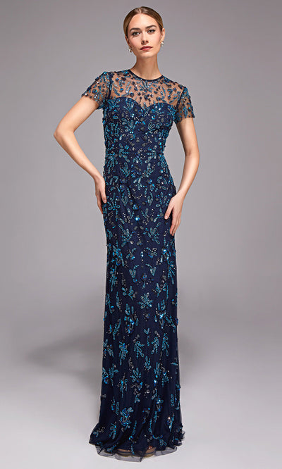 Alyce Paris 27802 - Folded Off Shoulder Textured Evening Gown Mother of the Bride Dresses