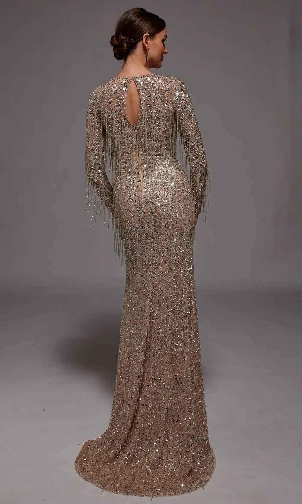Alyce Paris 27803 - Elegant Beaded Gown with Slit Mother of the Bride Dresses