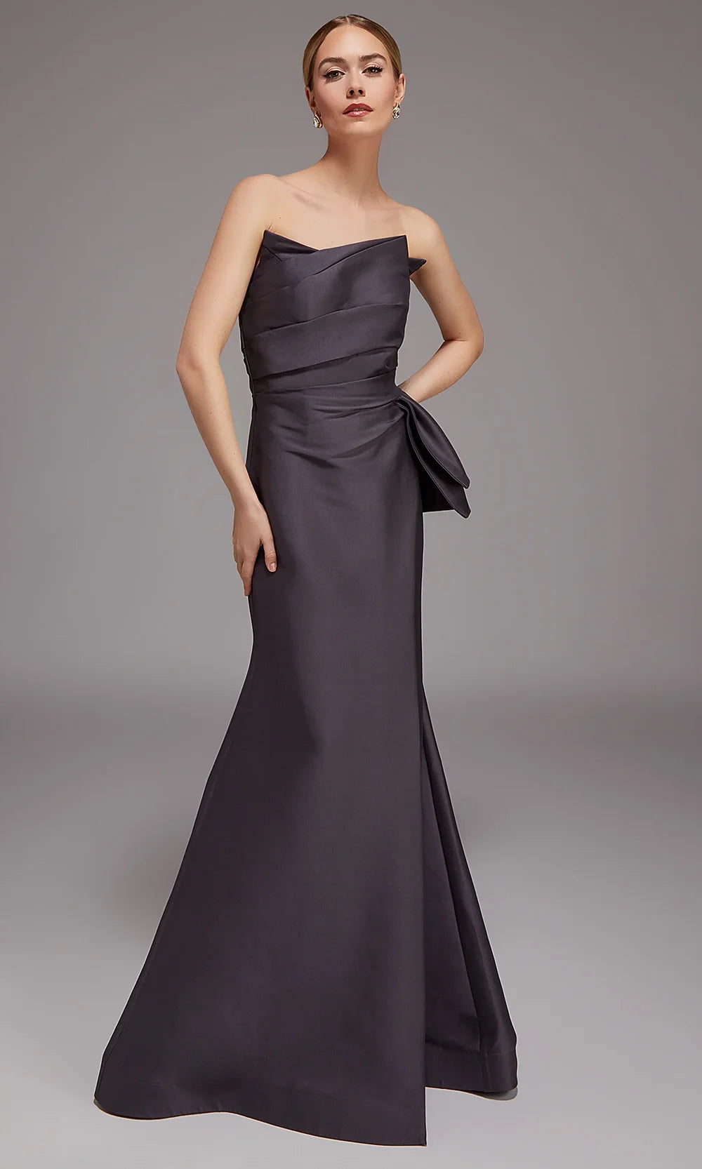 Alyce Paris 27806 - Elegant Bow Accent Evening Dress Prom Dresses