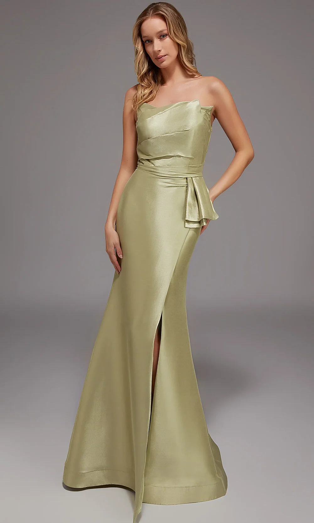 Alyce Paris 27806 - Elegant Bow Accent Evening Dress Prom Dresses