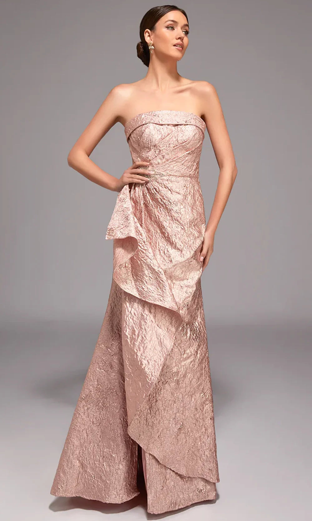 Alyce Paris 27818 - Elegant Textured Strapless Evening Dress Mother of the Bride Dresses