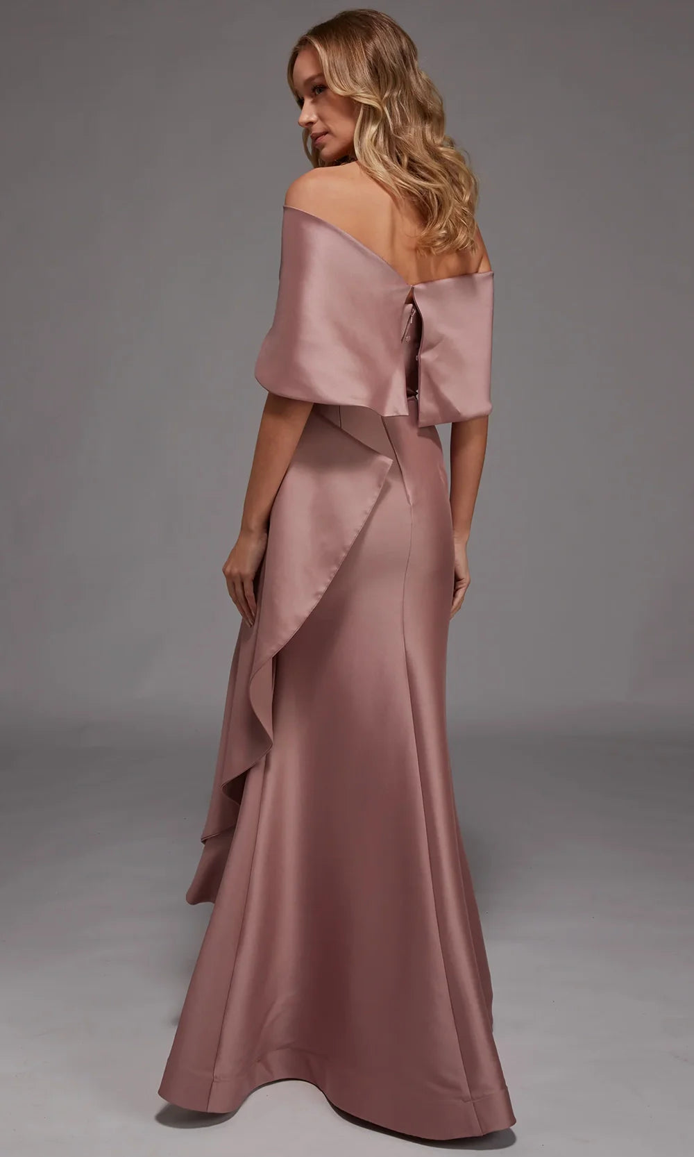 Alyce Paris 27822 - Folded Neckline Fitted Formal Gown Mother of the Bride Dresses