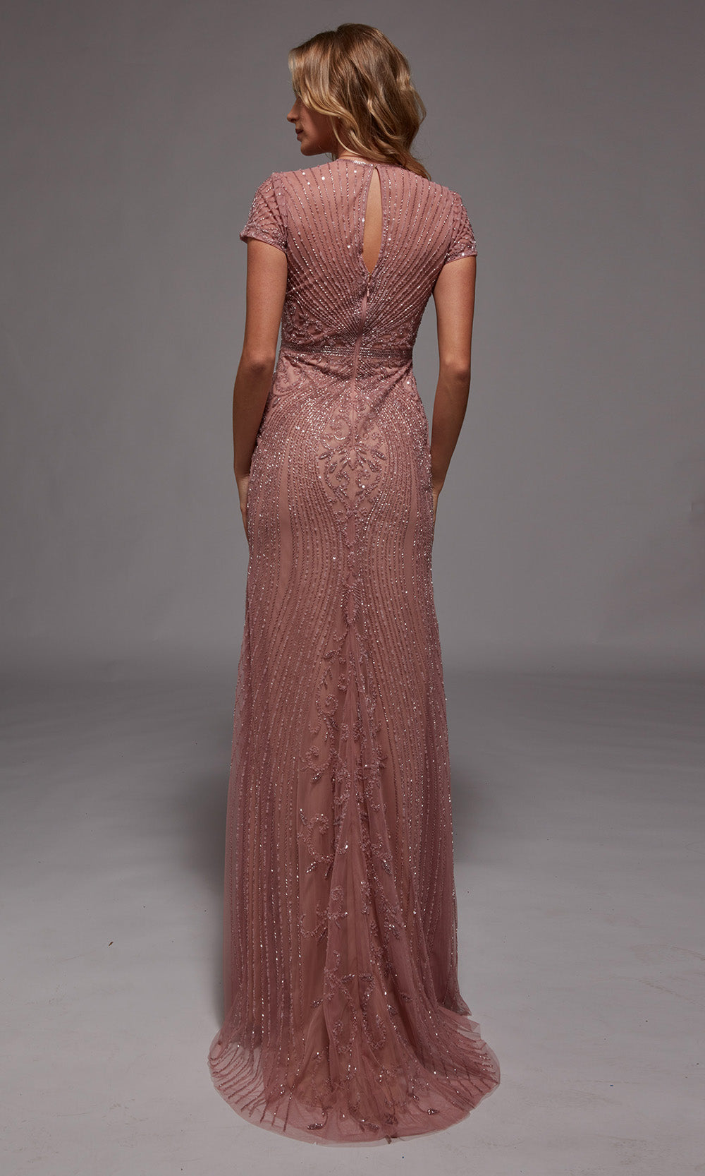 Alyce Paris 27823 - Jewel Neck Beaded Gown with Cutout Formal Gowns