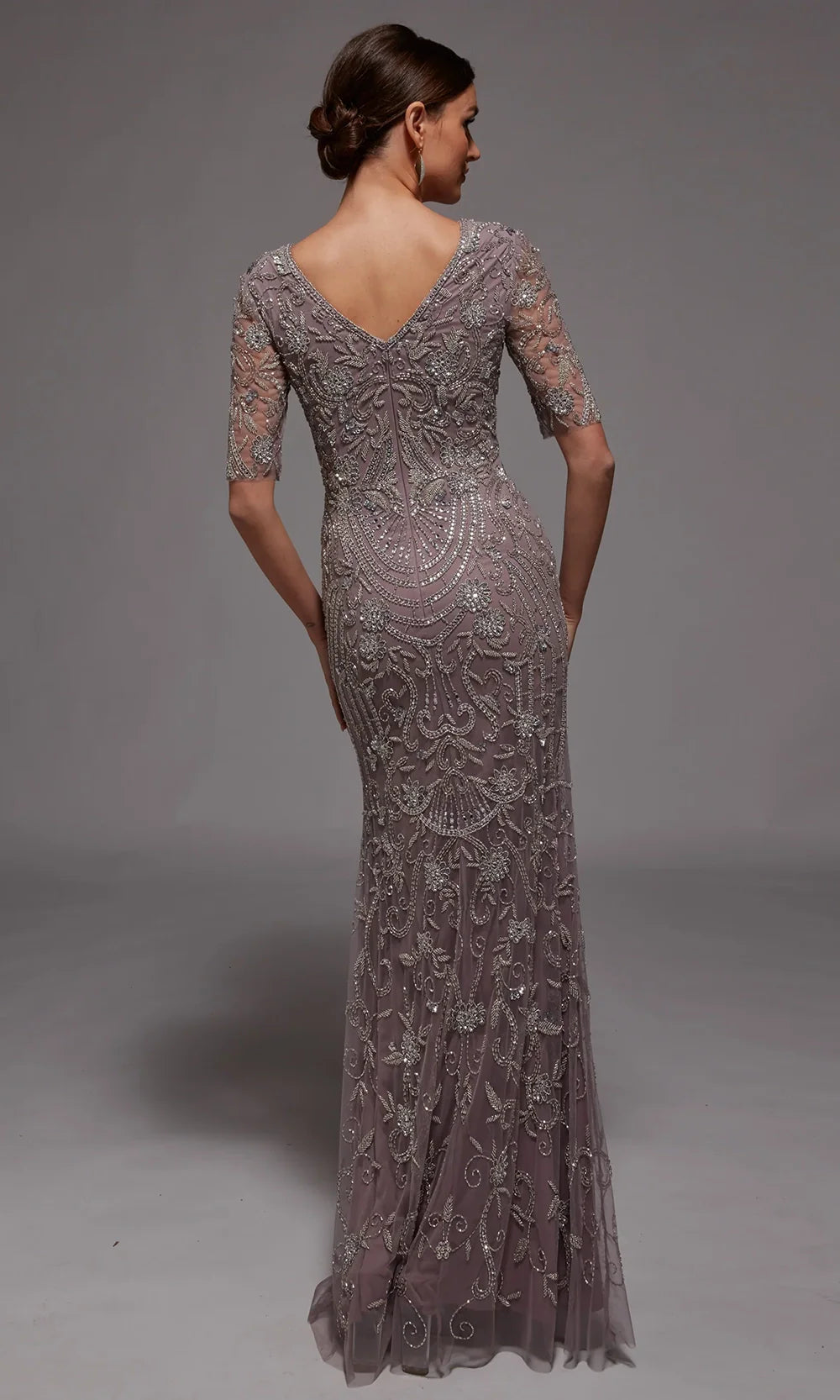 Alyce Paris 27824 - Embroidered Fitted Evening Dress Mother of the Bride Dresses
