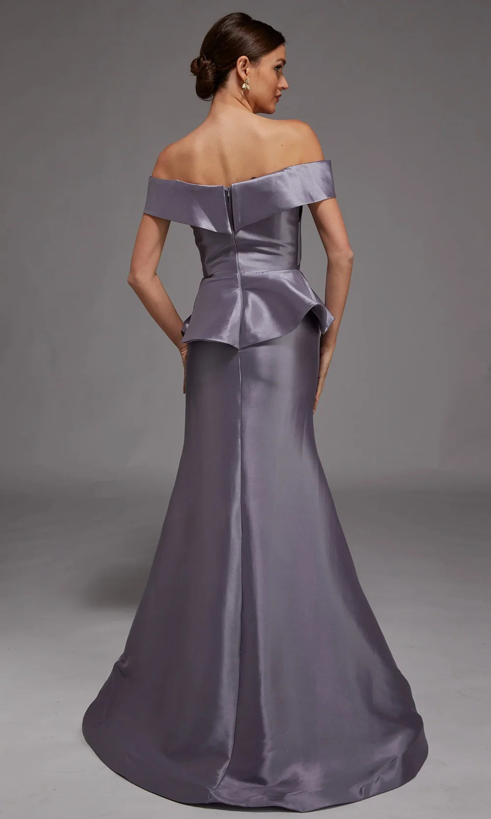 Alyce Paris 27827 - Elegant Slit Skirt Peplum Evening Dress Mother of the Bride Dresses