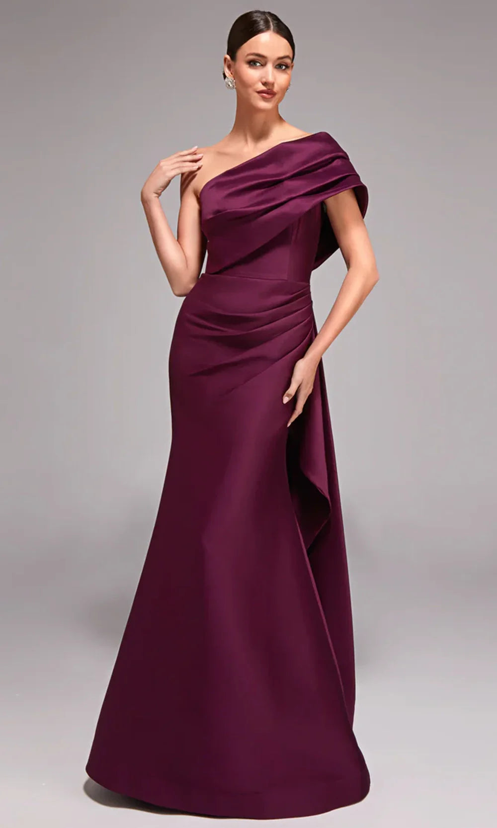 Alyce Paris 27838 - Draped One-Shoulder Mermaid Dress