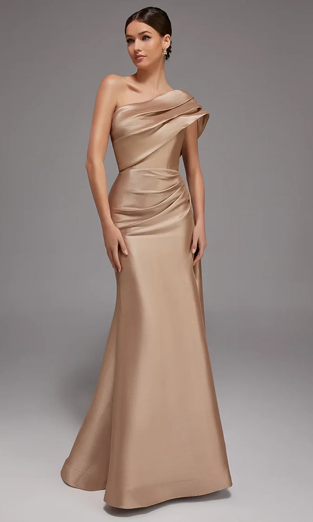 Alyce Paris 27838 - Draped One-Shoulder Mermaid Dress