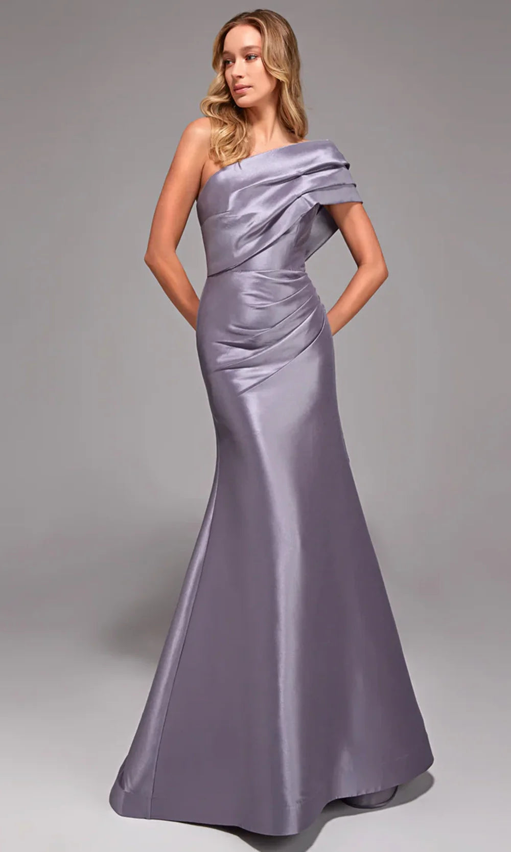 Alyce Paris 27838 - Draped One-Shoulder Mermaid Dress