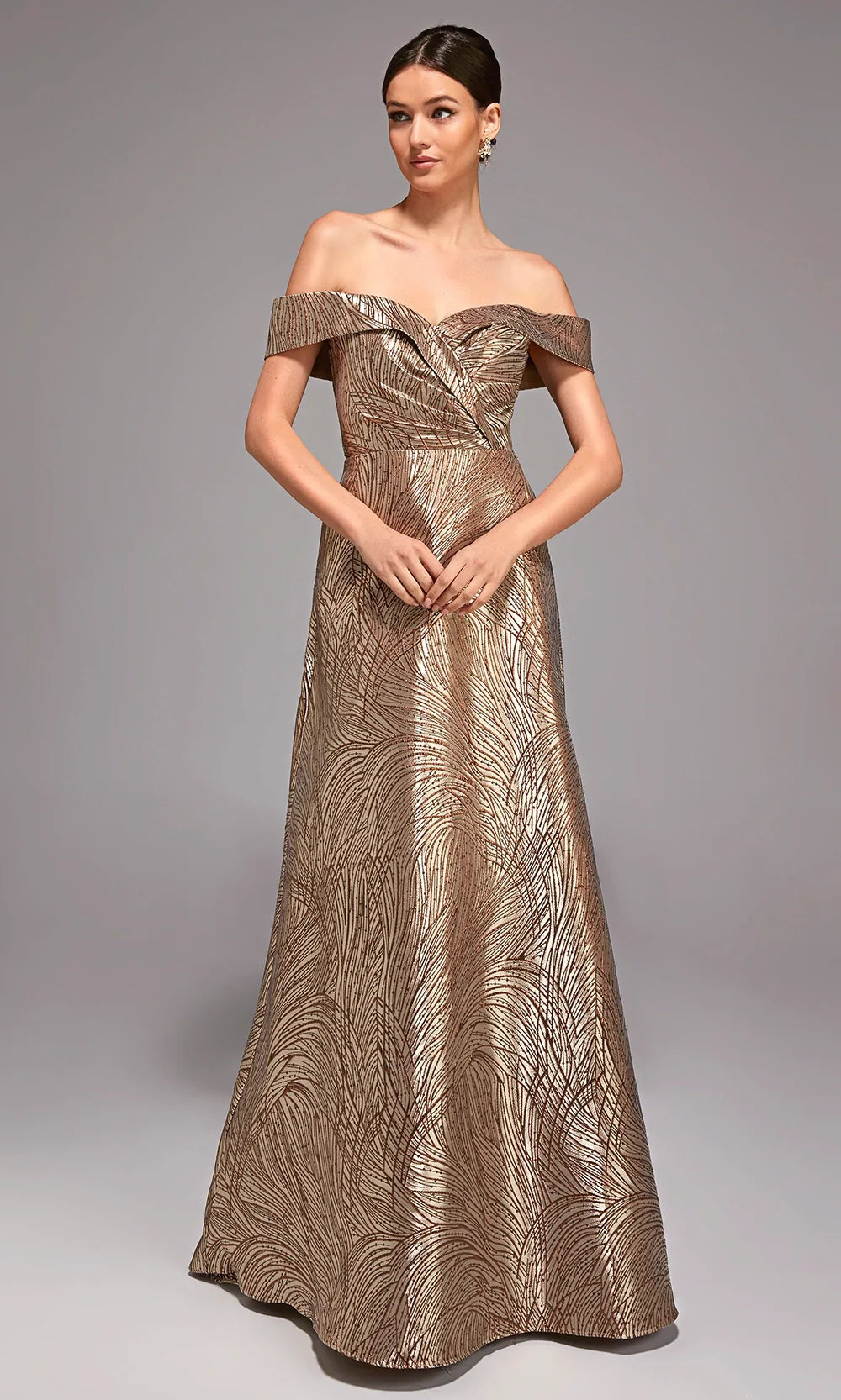 Alyce Paris 27844 - Elegant A-Line Formal Dress with Structured Neckline Formal Gowns
