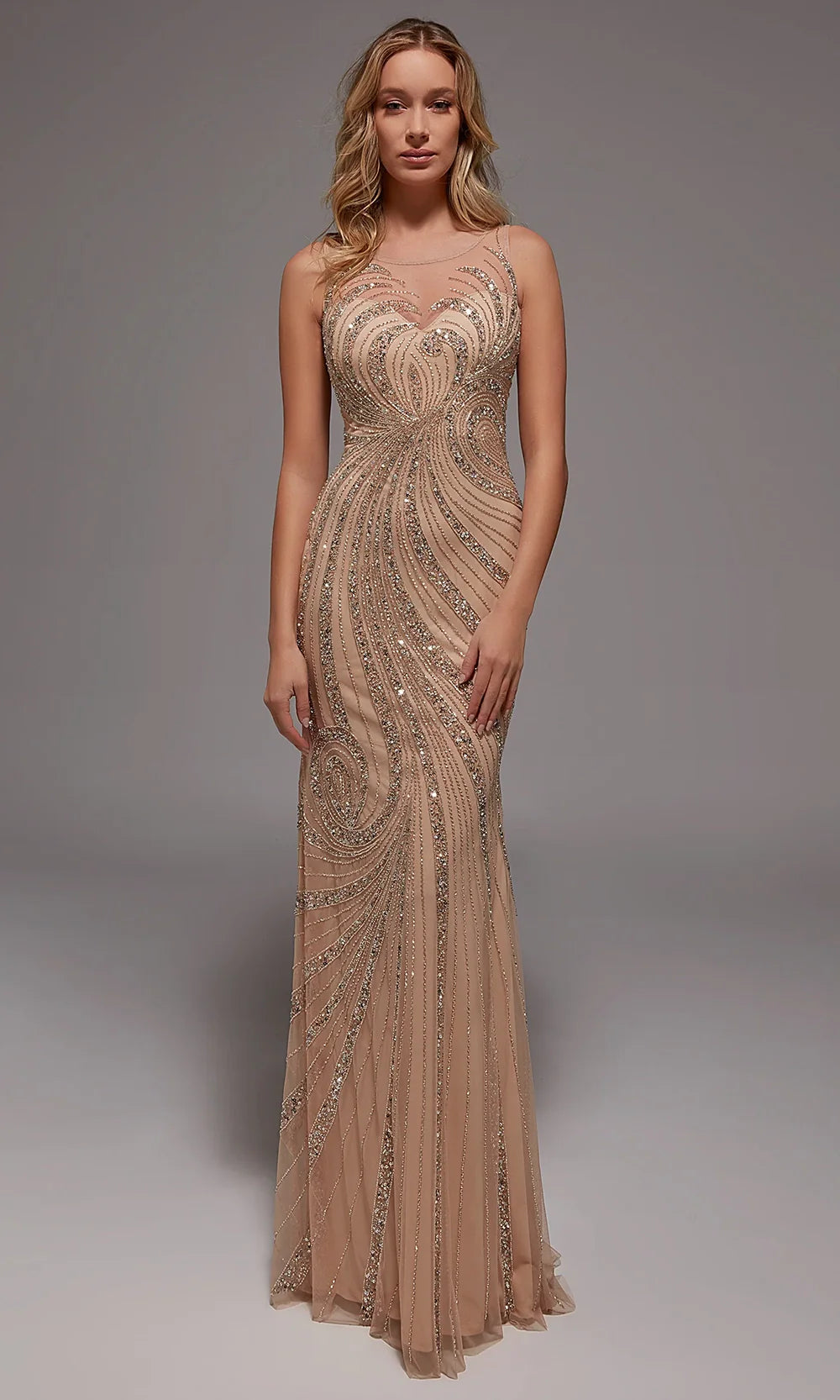 Alyce Paris 27846 - Sparkling Fitted Beaded Formal Dress Formal Gowns