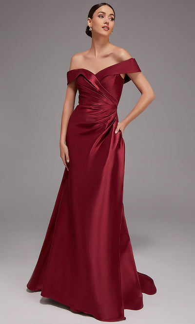 Alyce Paris 27857 - Ruched Wrap Bodice Sweetheart Gown Formal Gowns
