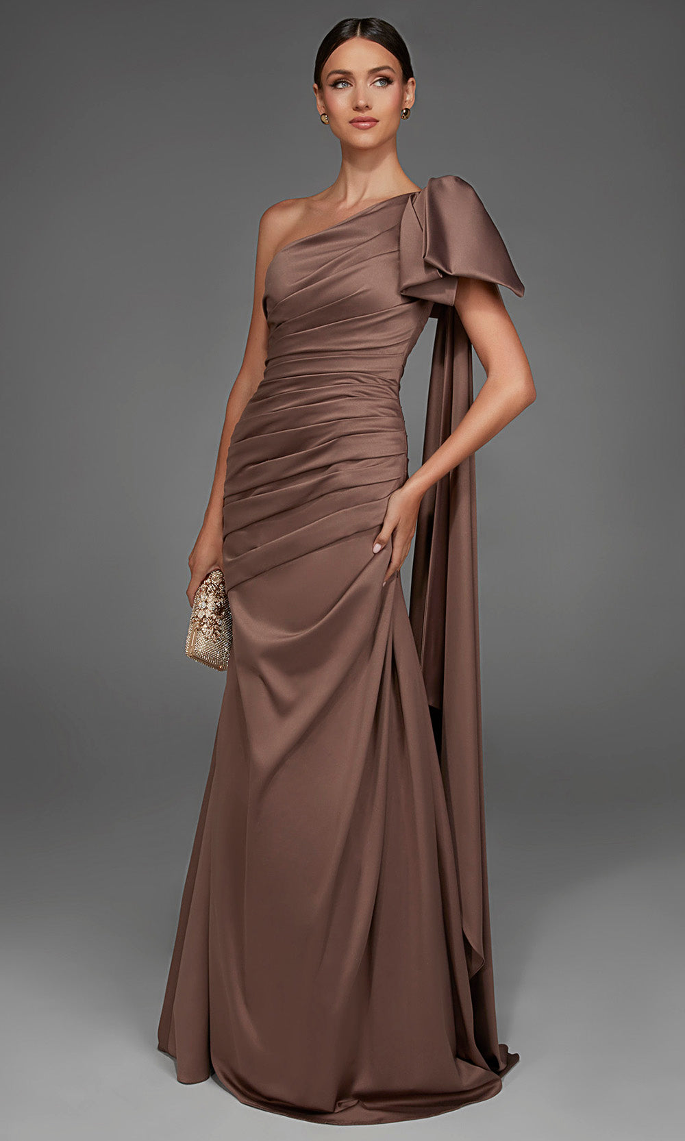 Alyce Paris 27891 - Long Perfect Satin Sheath Dress