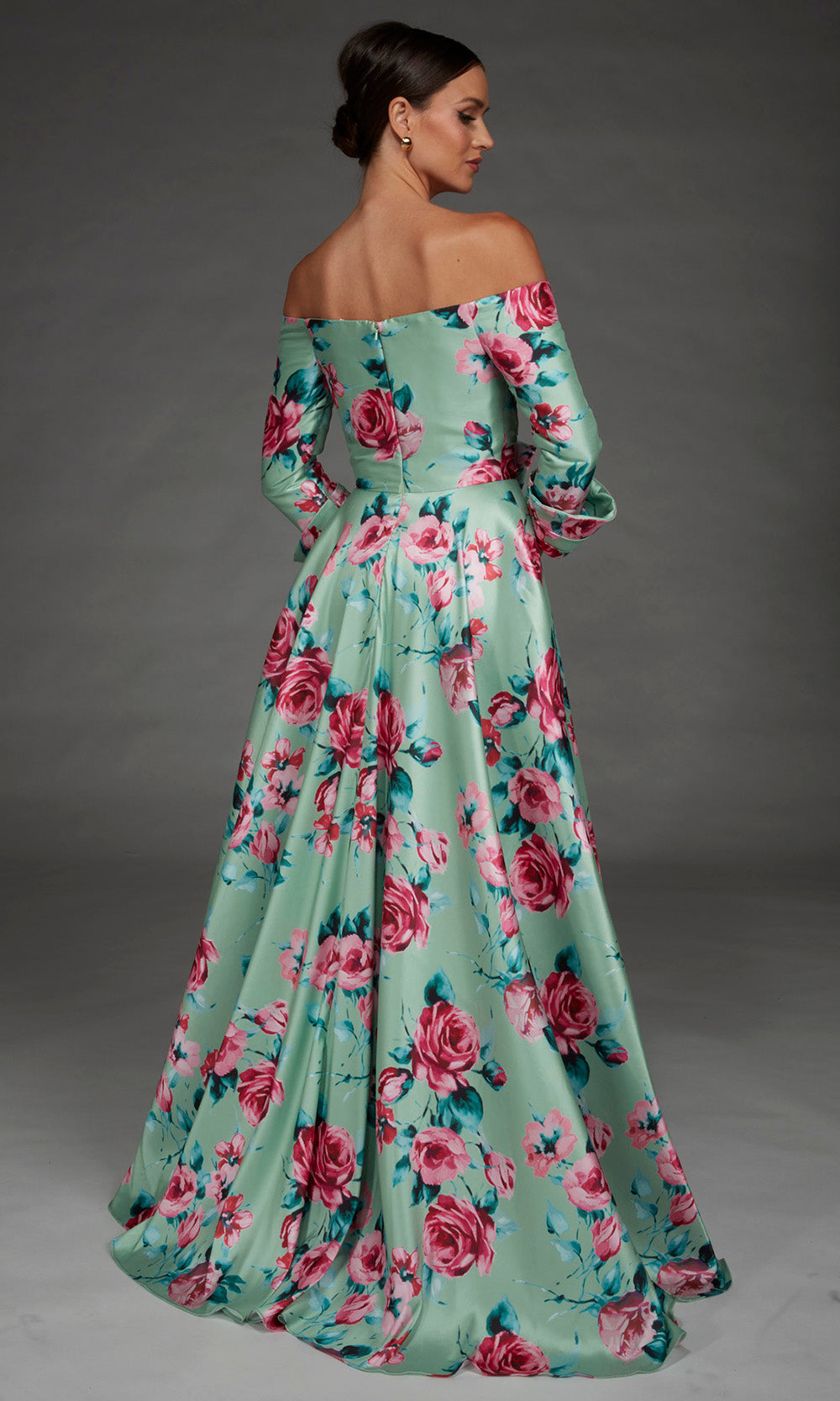 Alyce Paris 27910 - Off Shoulder Sweetheart Floral Gown Evening Dresses