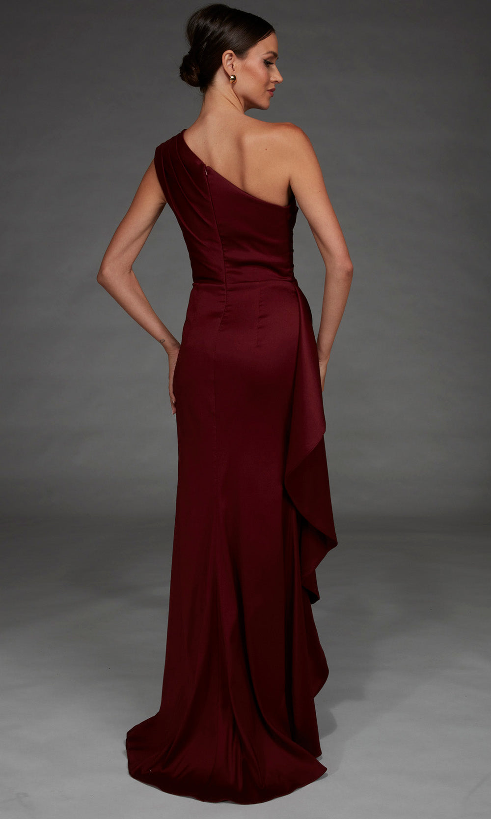 Alyce Paris 27913 - Sleeveless Asymmetric Fitted Gown Special Occasion Dress in In Red 
