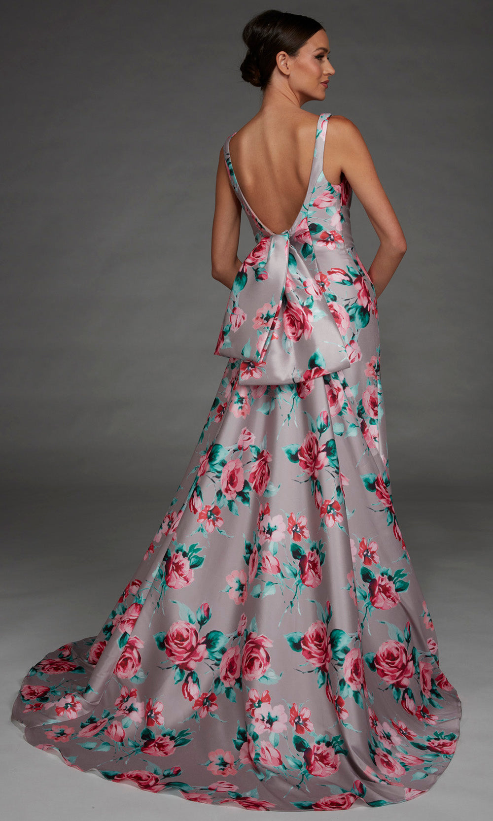 Alyce Paris 27917 - Sleeveless Floral Mermaid Gown with Overskirt Evening Dresses in Purple  