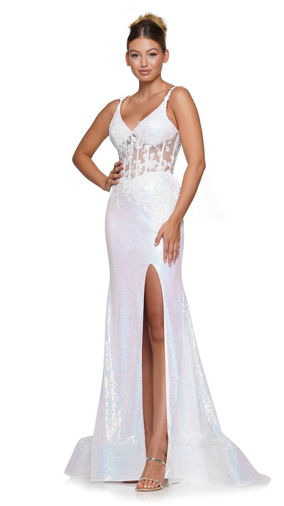Colors Dress 2848 - Corset Gown