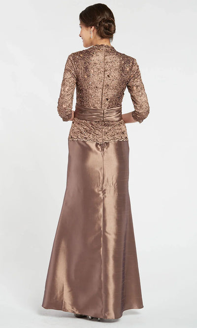 Alyce Paris 29143 - Three Quarter Sleeve Lace Evening Gown Mother of the Bride Dresses