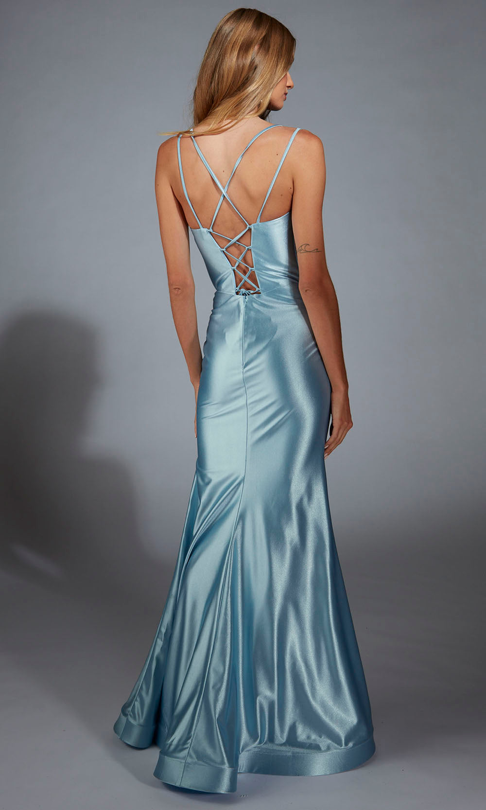 Aerie Couture 291 - Elegant Corset Satin Dress Prom Dresses