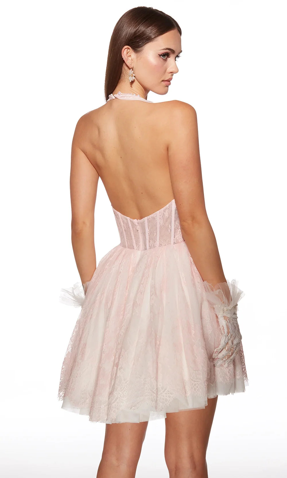 Alyce Paris 30024 - Beaded Halter A-Line Short Dress Cocktail Dresses