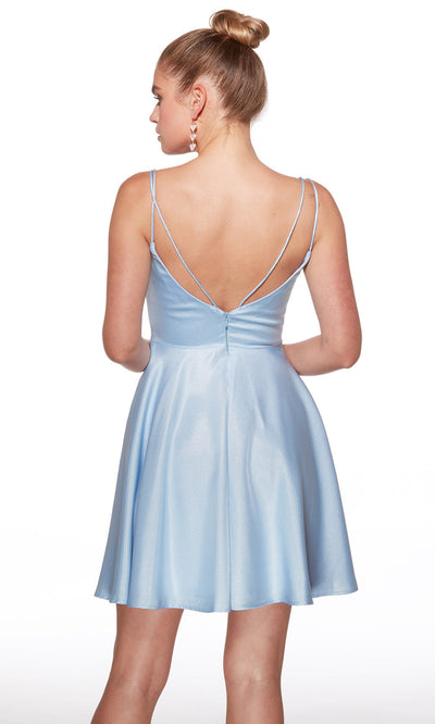 Alyce Paris 30051 - Strappy Open Back Simple A-line Dress Cocktail Dresses