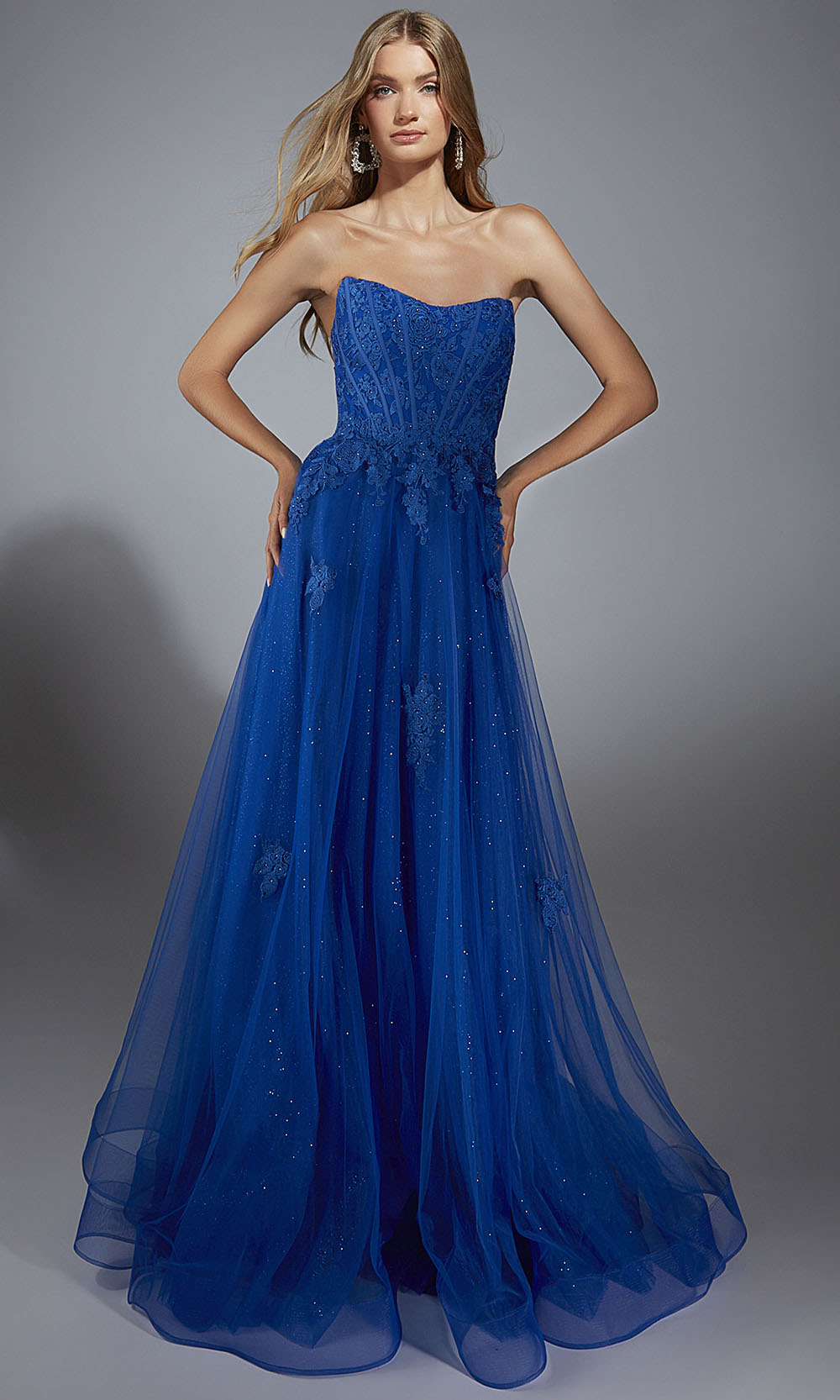 Aerie Couture 300 - Elegant Sweetheart Gown with Slit Prom Dresses