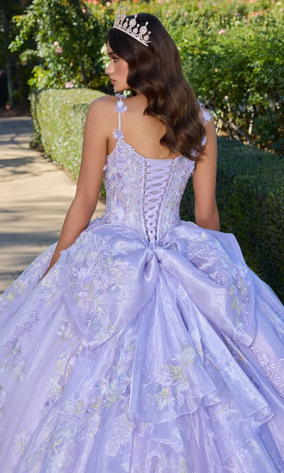 Ashley Lauren 30107 - Embroidered Organza Ballgown with Oversized Bow Ball Gowns
