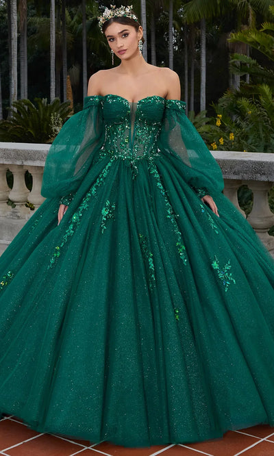 Ashley Lauren 30116 - Sequin Appliqued Sweetheart Ballgown Quinceanera Dresses