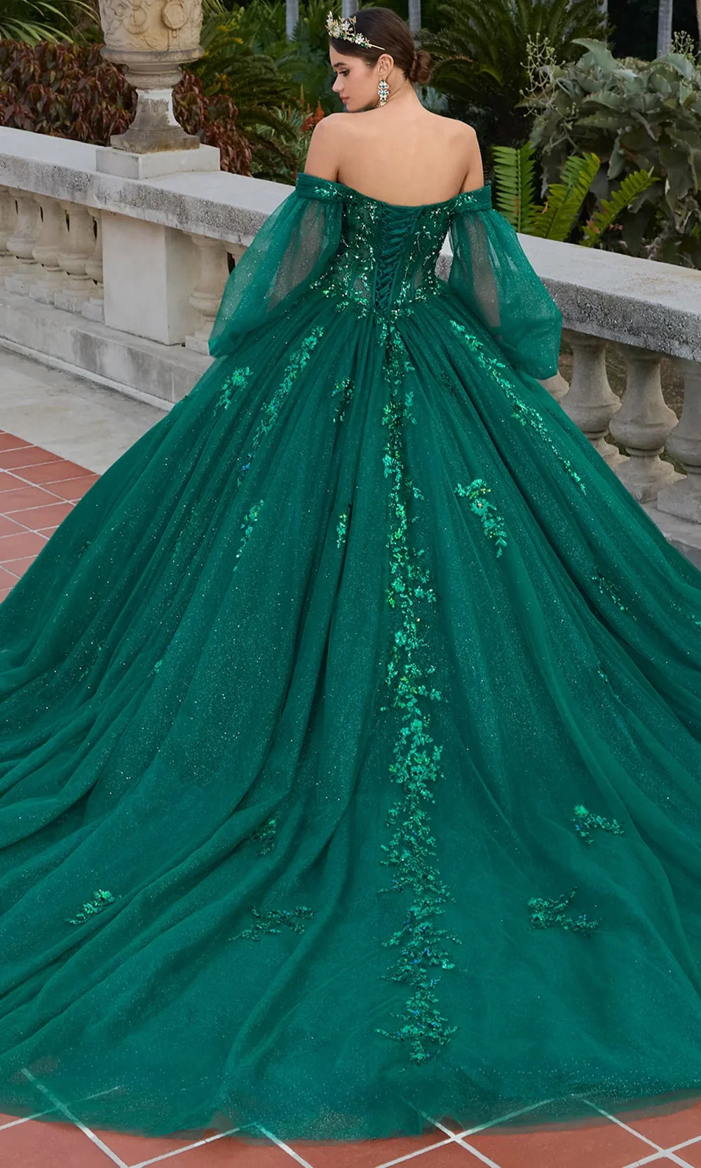 Ashley Lauren 30116 - Sequin Appliqued Sweetheart Ballgown Quinceanera Dresses