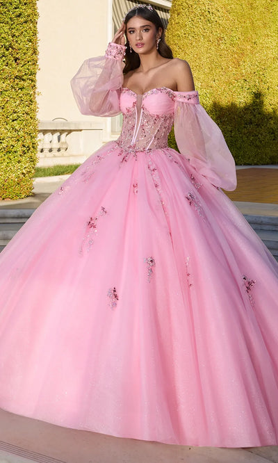 Ashley Lauren 30116 - Sequin Appliqued Sweetheart Ballgown Quinceanera Dresses