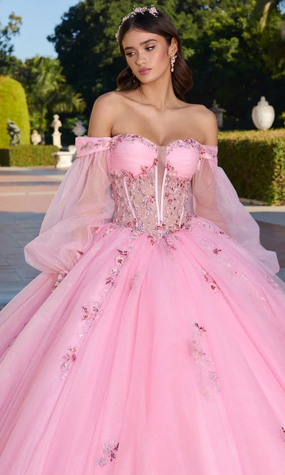 Ashley Lauren 30116 - Sequin Appliqued Sweetheart Ballgown Quinceanera Dresses