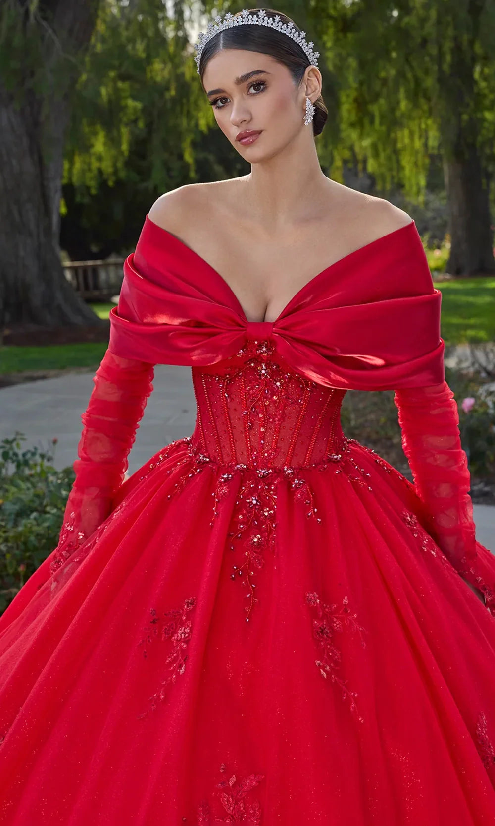 Ashley Lauren 30117 - Beaded Embroidered Sweetheart Ballgown Quinceanera Dresses