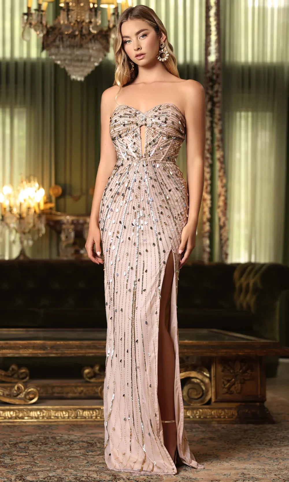 Chandalier 30237 - Sweetheart Neckline Evening Dress Prom Dresses