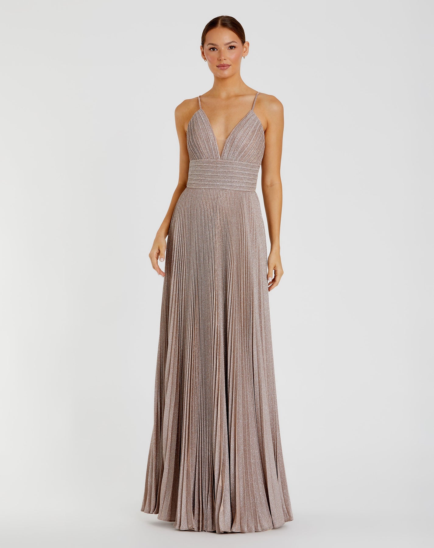 Ieena Duggal 30725 - V-neck A-line Dress
