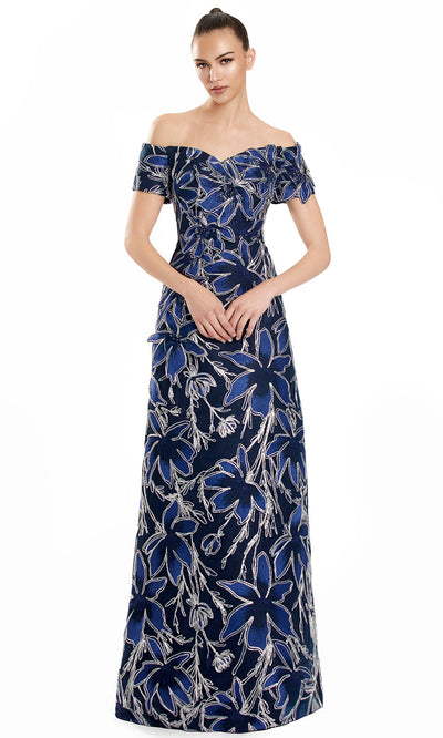 Alexander by Daymor 3100F25 - Sweetheart Off Shoulder Floral Gown