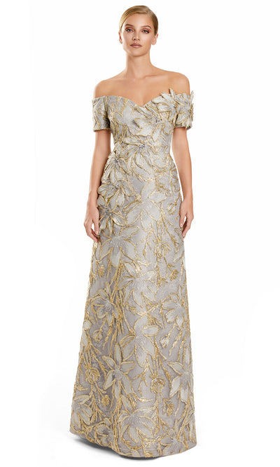 Alexander by Daymor 3100F25 - A-Line Skirt Floral Embellished Gown Prom Dresses