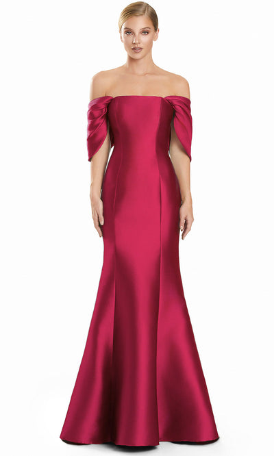 Alexander by Daymor 3103F25 - Mermaid Off Shoulder Evening Gown Bridesmaid Dresses