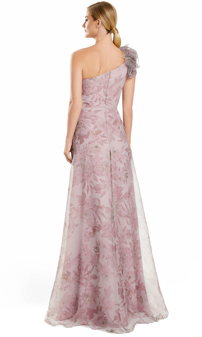 Alexander by Daymor 3106F25 - One Shoulder Floral A-Line Gown