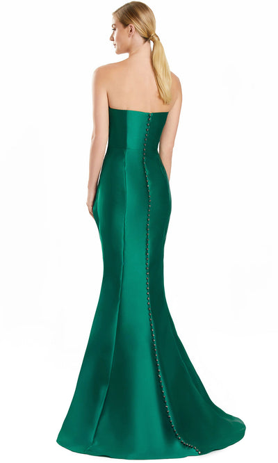 Alexander by Daymor 3108F25 - Strapless Mermaid Gown with Floral Waist