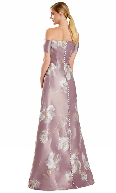 Alexander by Daymor 3109F25 - A-Line Floral Print Evening Gown Prom Dresses
