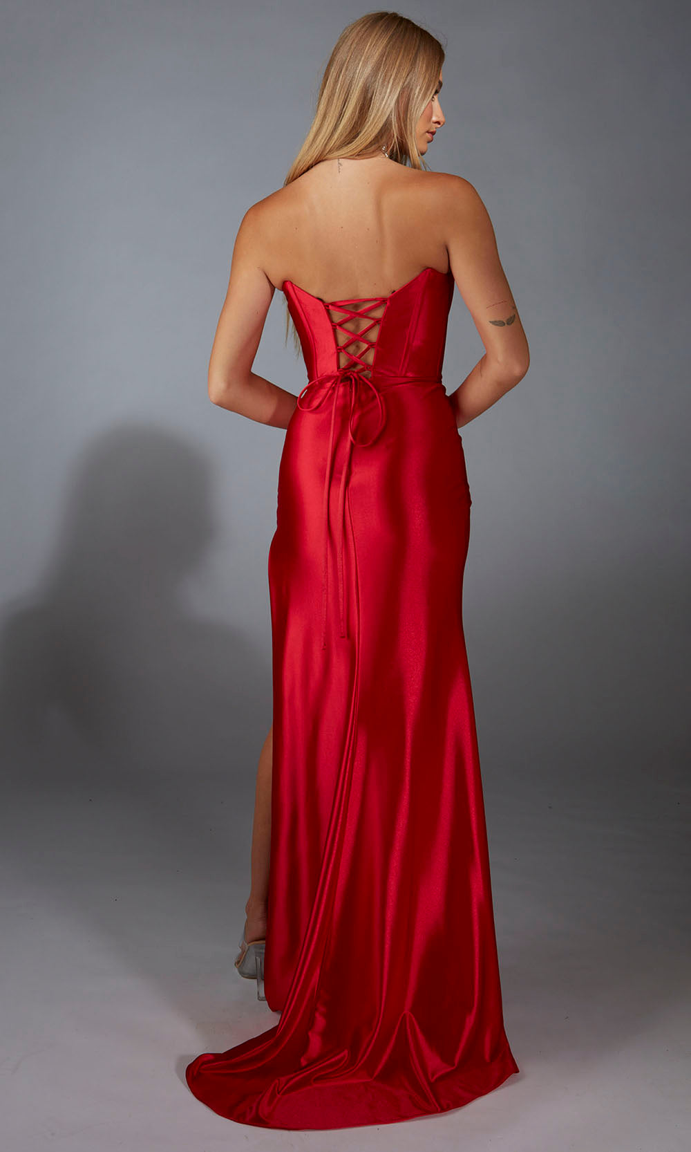 Aerie Couture 311 - Fitted Satin Evening Dress Prom Dresses