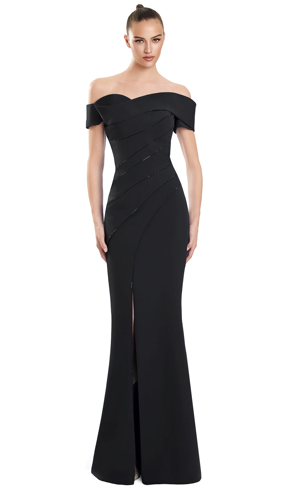 Alexander by Daymor 3123F25 - Trimmed Evening Gown