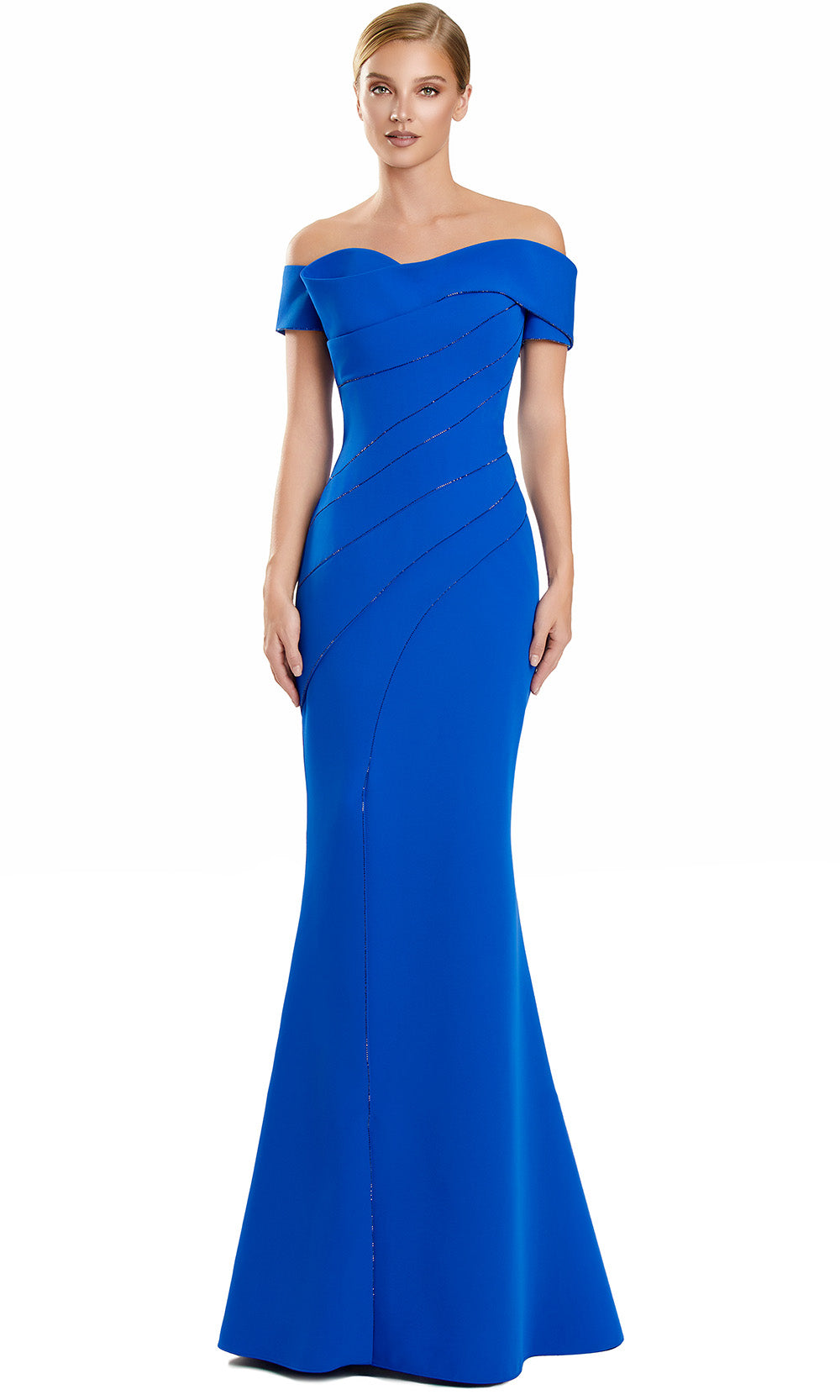 Alexander by Daymor 3123F25 - Trimmed Evening Gown