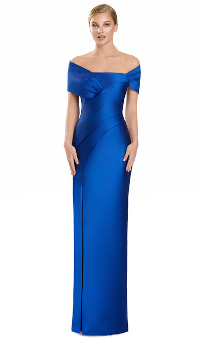 Alexander by Daymor 3127F25 - Column Asymmetrical Seam Evening Gown Evening Dresses