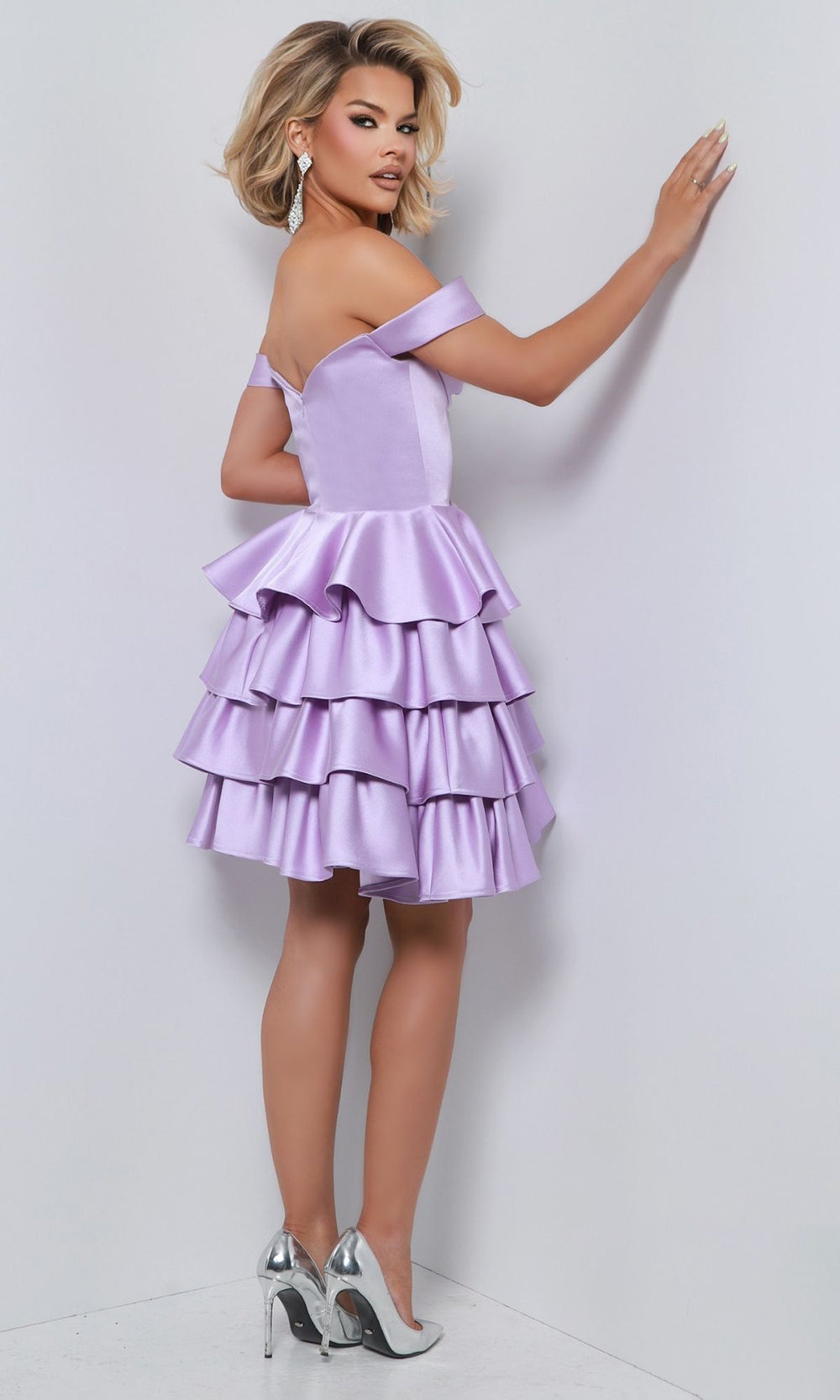 Johnathan Kayne 3127 - Tiered Skirt Sweetheart Party Dress Homecoming Dresses