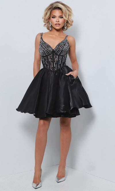 Johnathan Kayne 3129 - Spaghetti Straps A-line Party Dress Homecoming Dresses